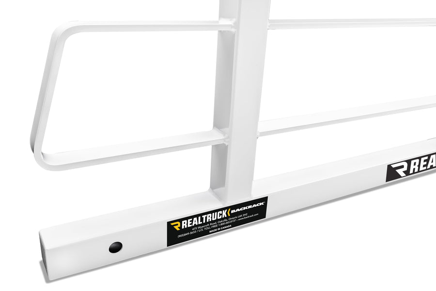 BACKRACK RealTruck Original Rack Frame Only, White | 15018W | Fits 1999-2025 Ford F-250/F-350; 1999-2016 Ford F-450/F-550