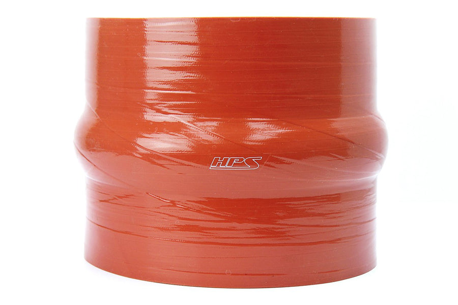 HPS Silicone 8" ID, 6" Length, Hump Coupler Hose, Ultra High Temp 6-Ply Aramid Reinforced, 20 Psi Max. Pressure, 500F Max. Temperature, SHC-800-L6-HOT, Orange