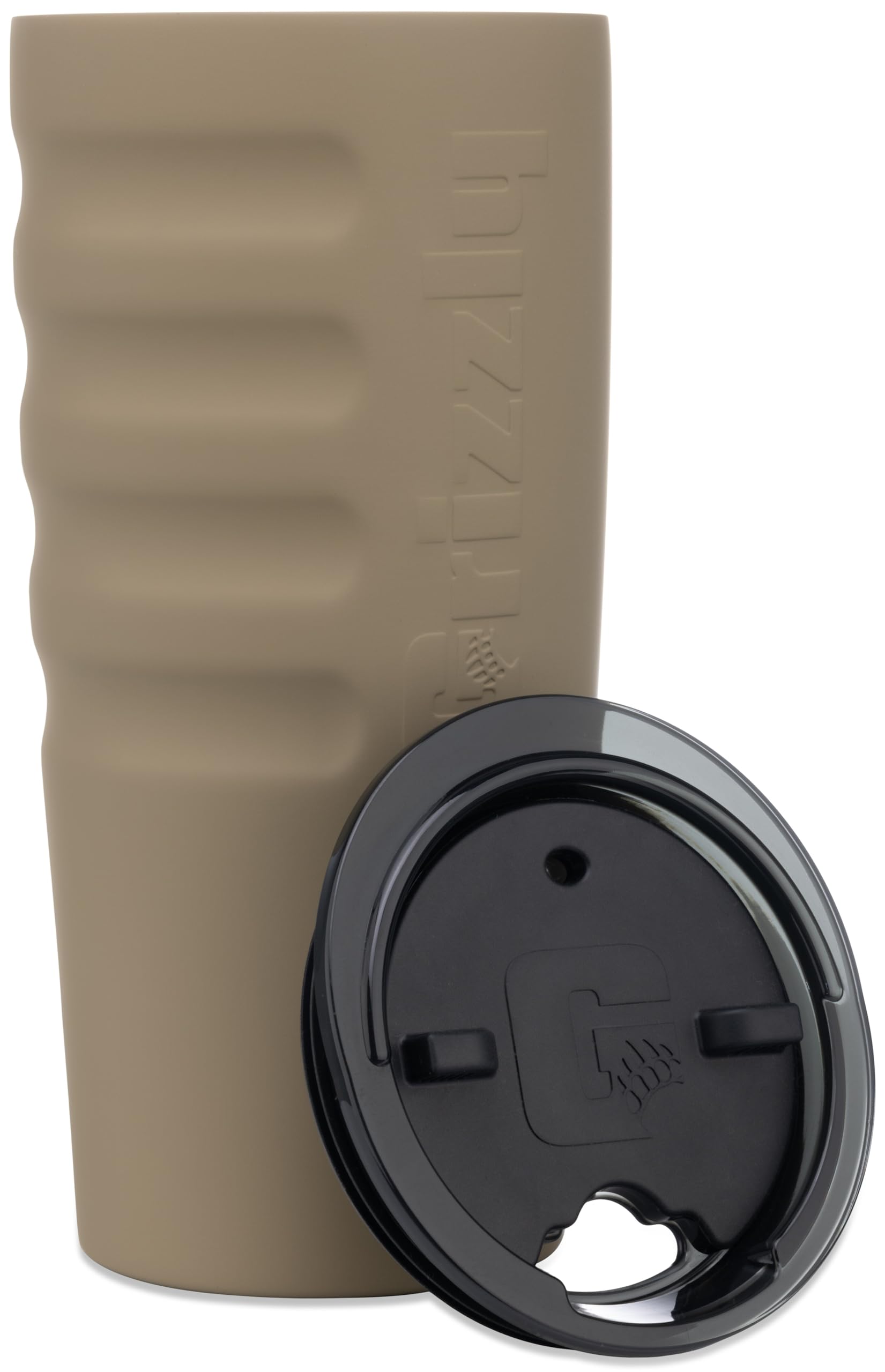 20 oz Grizzly Grip Cup with Mag Lid | Vacuum Insulated | For Coffee Car Travel Beach Camping Hiking Hunting Fishing | Desert Sand