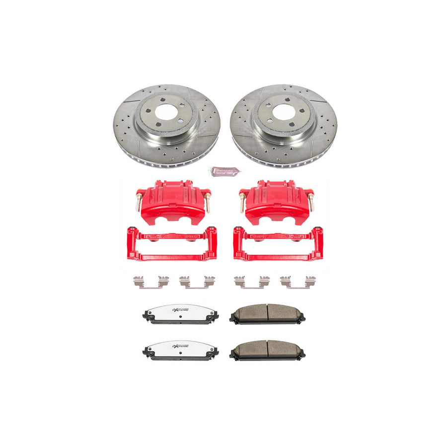 Power Stop Z26 KC2560-26 Front Street Warrior Brake Kit Chrysler Dodge