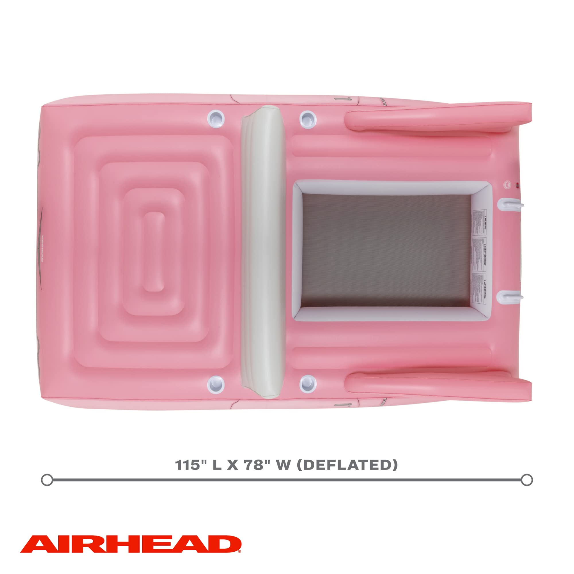 Airhead Lake Float Classic Cruiser, 1-8 Rider Car Lake Float