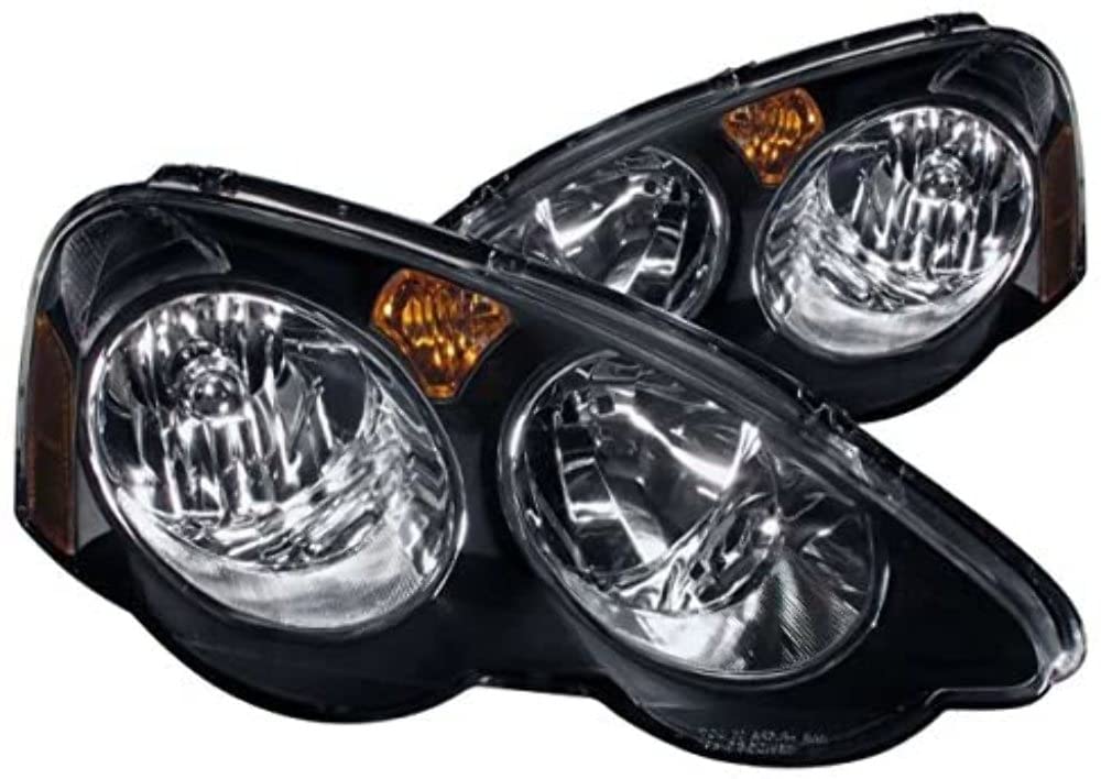 Crystal ANZO USA Headlight Set-Black 121209