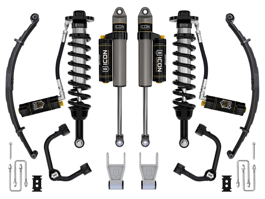 2021-2024 Ford F-150 Tremor ICON, 2.5-3" Lift, Stage 4 Suspension System, Tubular, CDCV, w/Leaf Packs