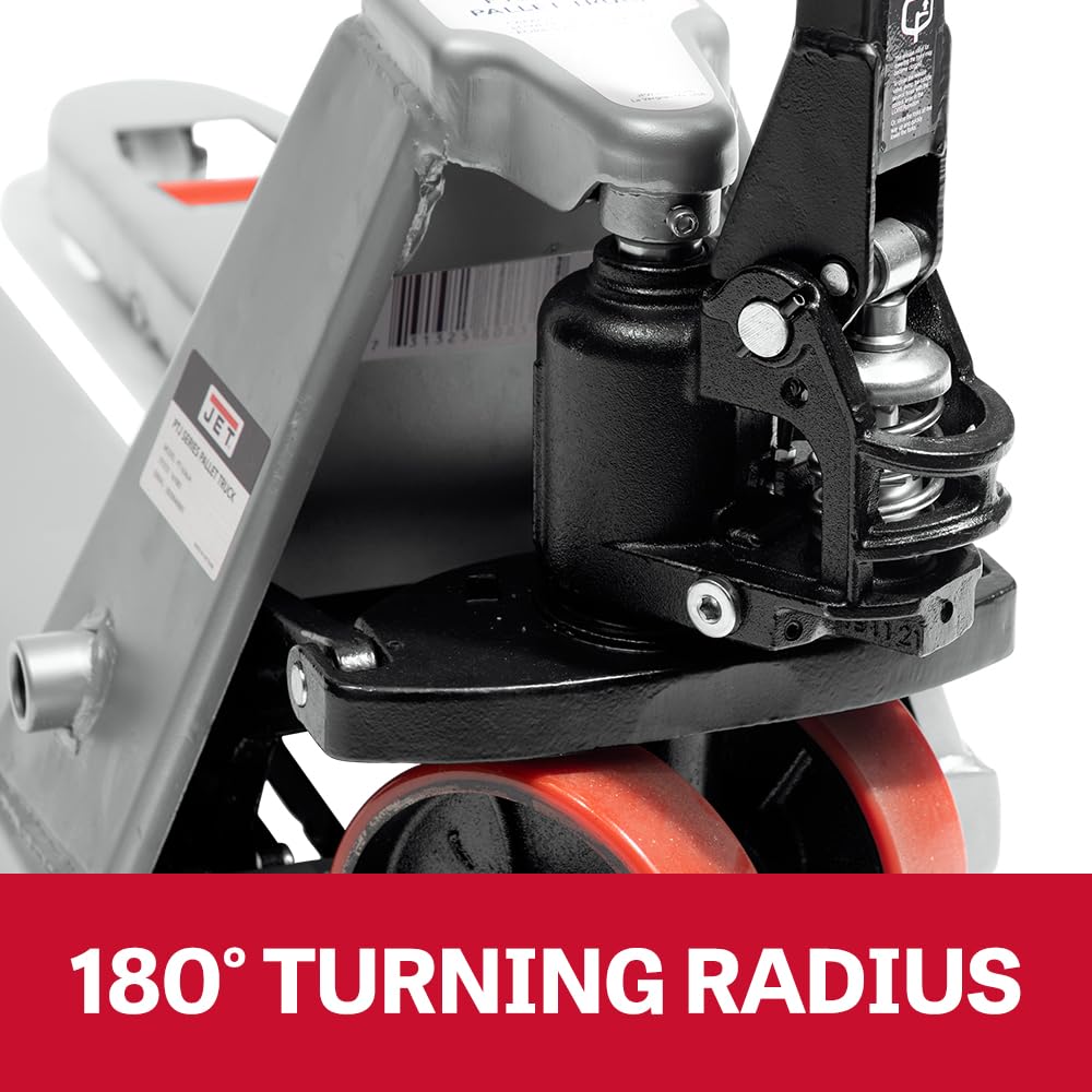 JET 5500 Lb. Capacity Pallet Jack, 16" x 36" (Model PT-1636JB)