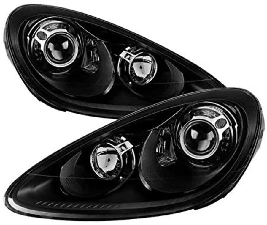 Porsche Cayenne Xtune LED Projector Headlight PRO-JH-PCAY11-AFS-BK