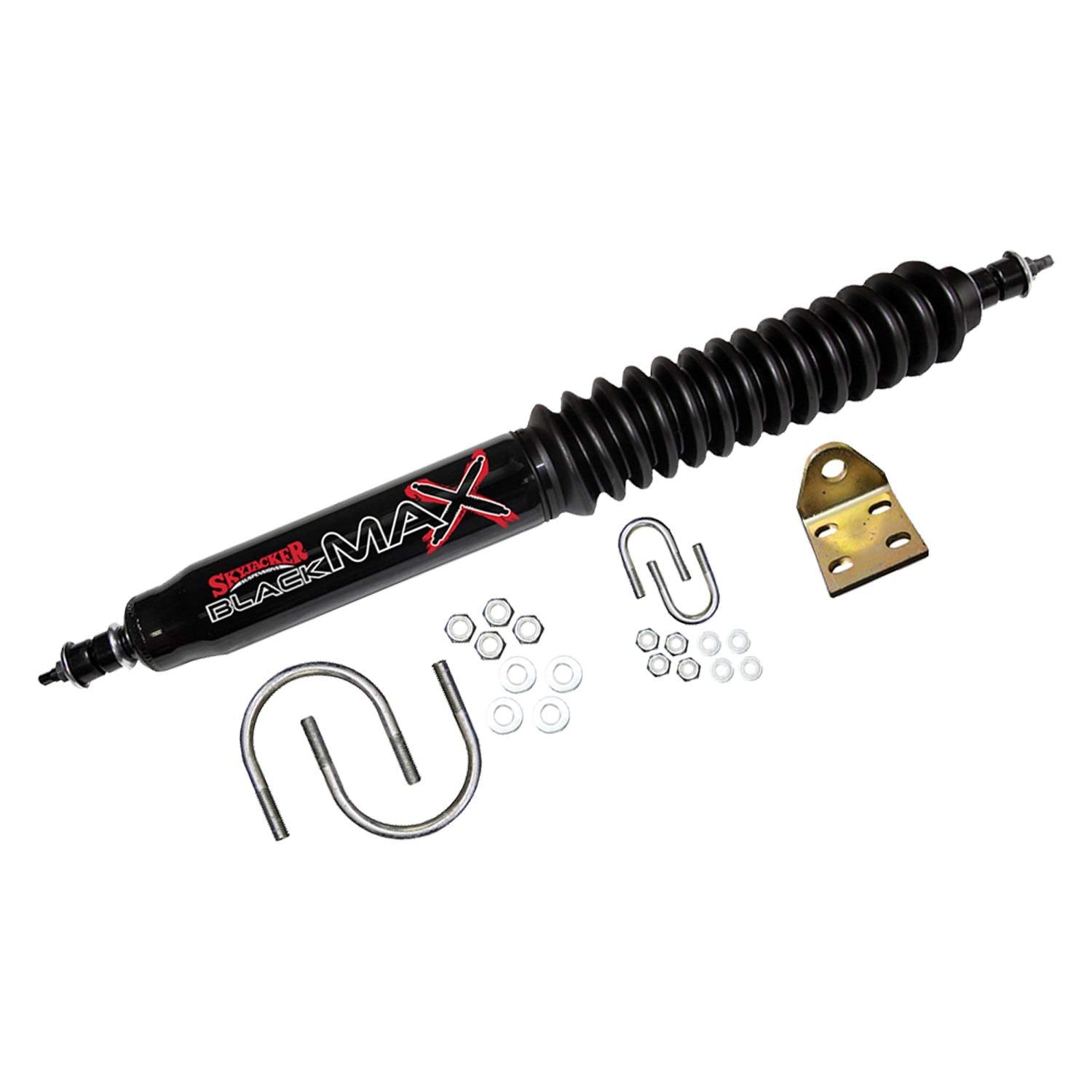 Skyjacker Suspension Lift Kit D100CDK-B w/Shock Black MAX Shocks 1 in. Lift Incl. Front Leaf Springs Front U Bolt Kit Front Bushing Kit Rear Add-A-Leafs