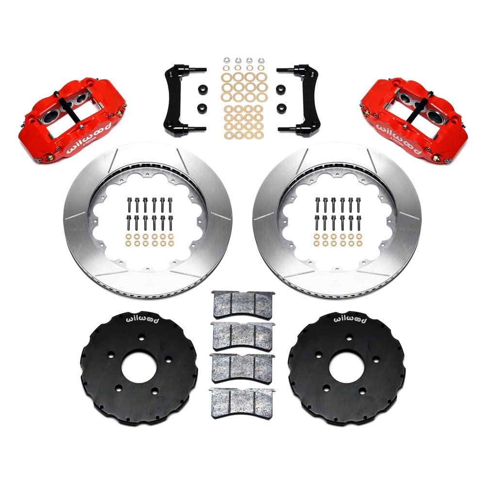 140-8922-R WILWOOD FNSL6R Front Hat Kit,14.00", Red 2005-up Corvette C6
