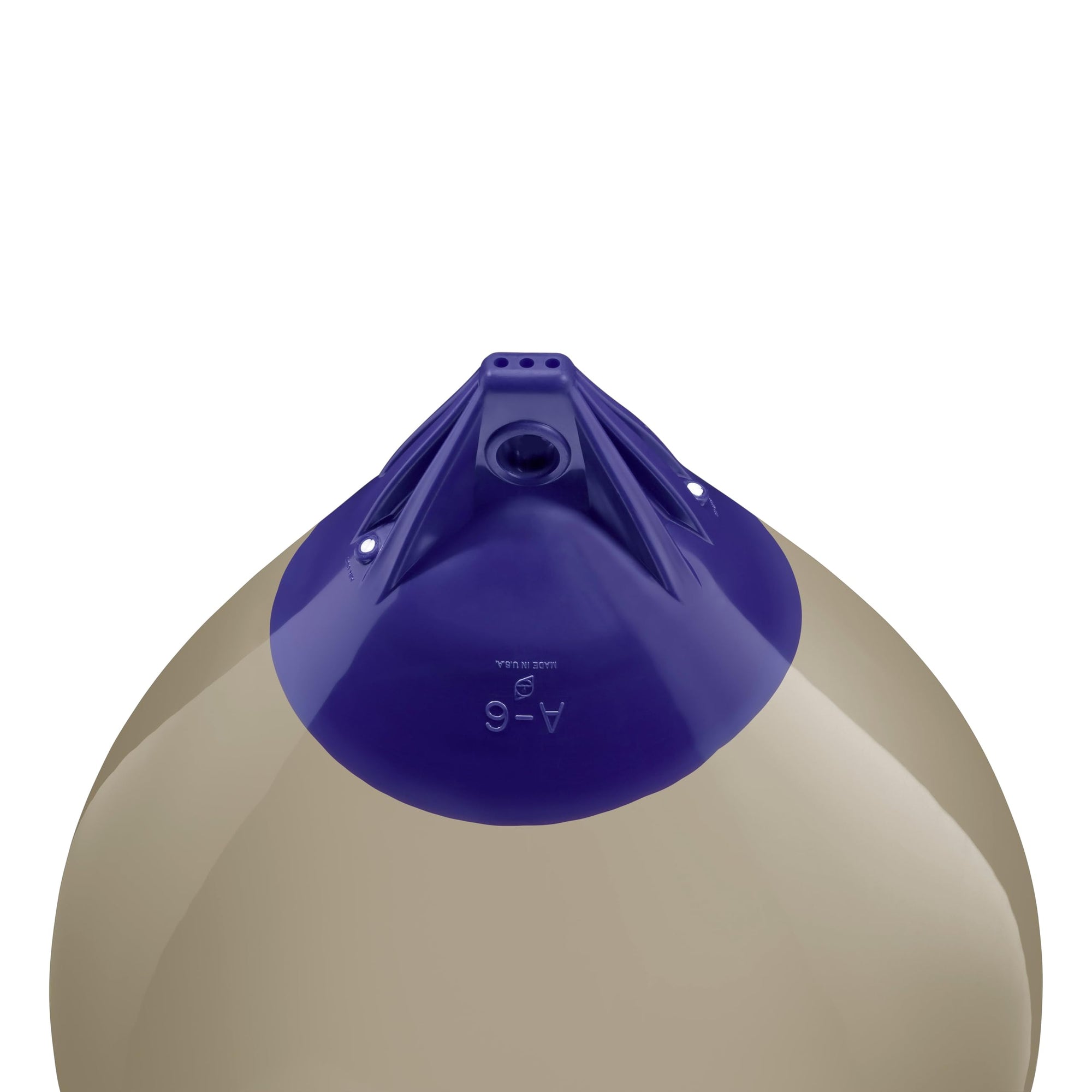A-6 Polyform Standard Blue Ropehold Buoy - Sand