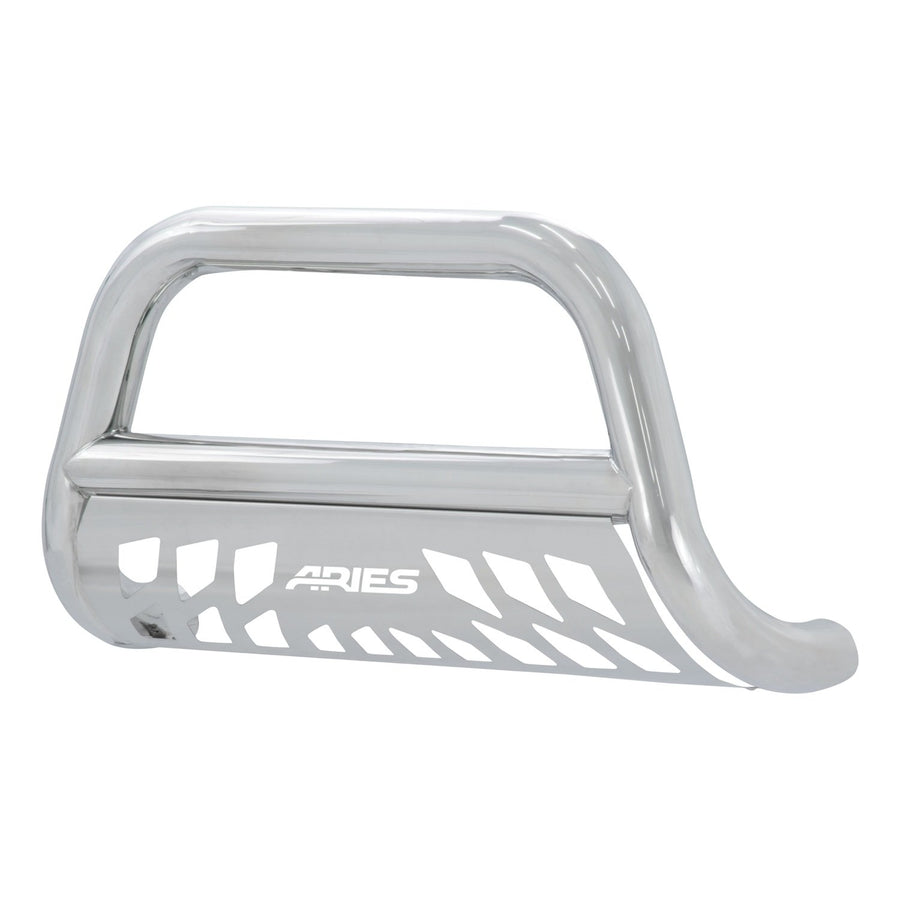 2-1/2-Inch Polished Stainless Steel Bull Bar ARIES 35-4010, Select Chevrolet Colorado, GMC Canyon