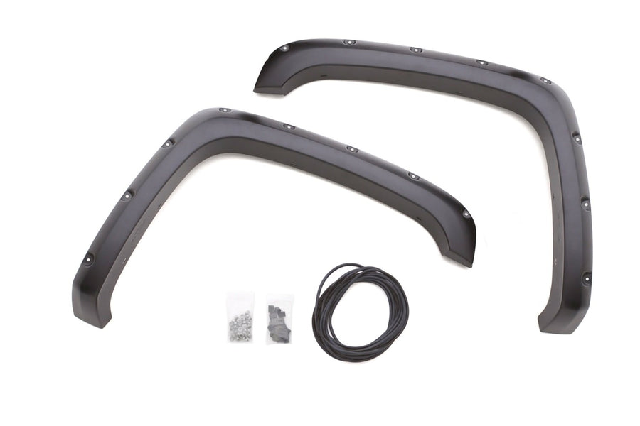 Lund Elite Series RX109SA Black Rivet Style Standard Front Fender Flare - 2 Piece
