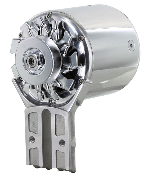 Polish Powermaster 282013 Alternator (PowerGEN Flat Head Front Mating '39-'48 90A 12V "Shorty")