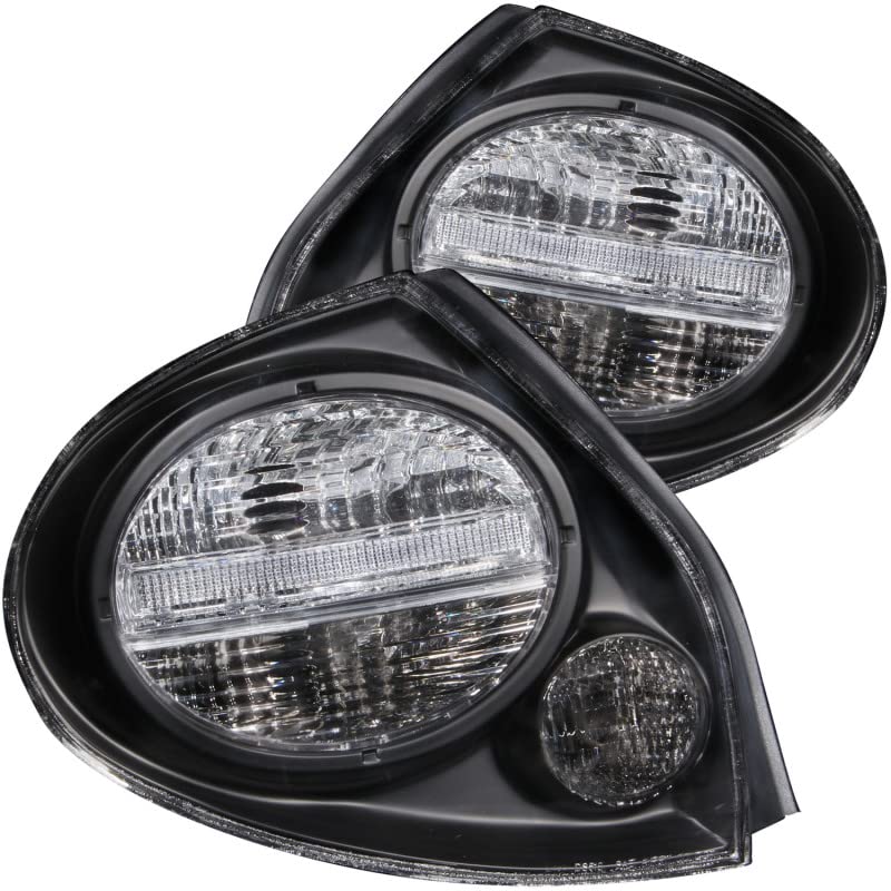 Black Euro Tail Light Set-Clear Lens ANZO USA 221097