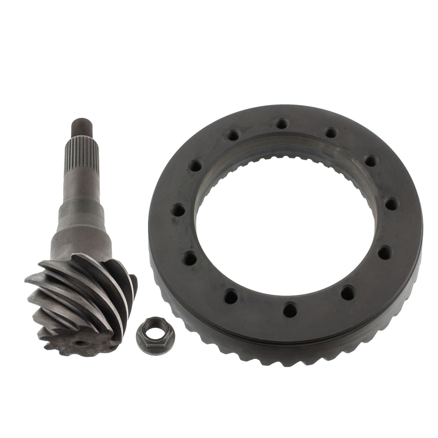 Differential Ring & Pinion Motive Gear F9.75-489, For Ford 9.75", Ratio 4.89, 12-Bolt, 31 Spline, 8 Pinion & 39 Ring Tooth Fits Ford F-150, Expedition, E-Series, Transit, Lincoln, Yukon YG F9.75-488.