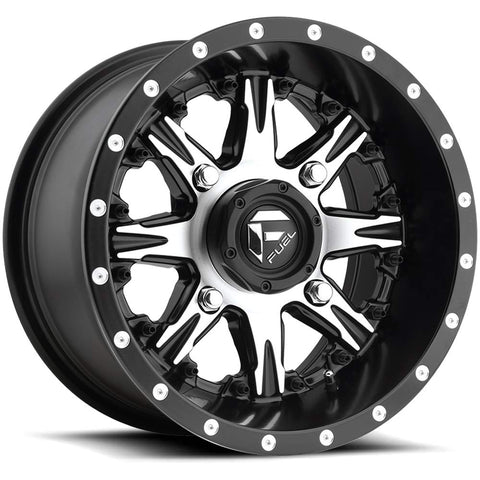 UTV Fuel D541 14X7 4X110 MT-BLK-MACH 13MM - D5411470A444