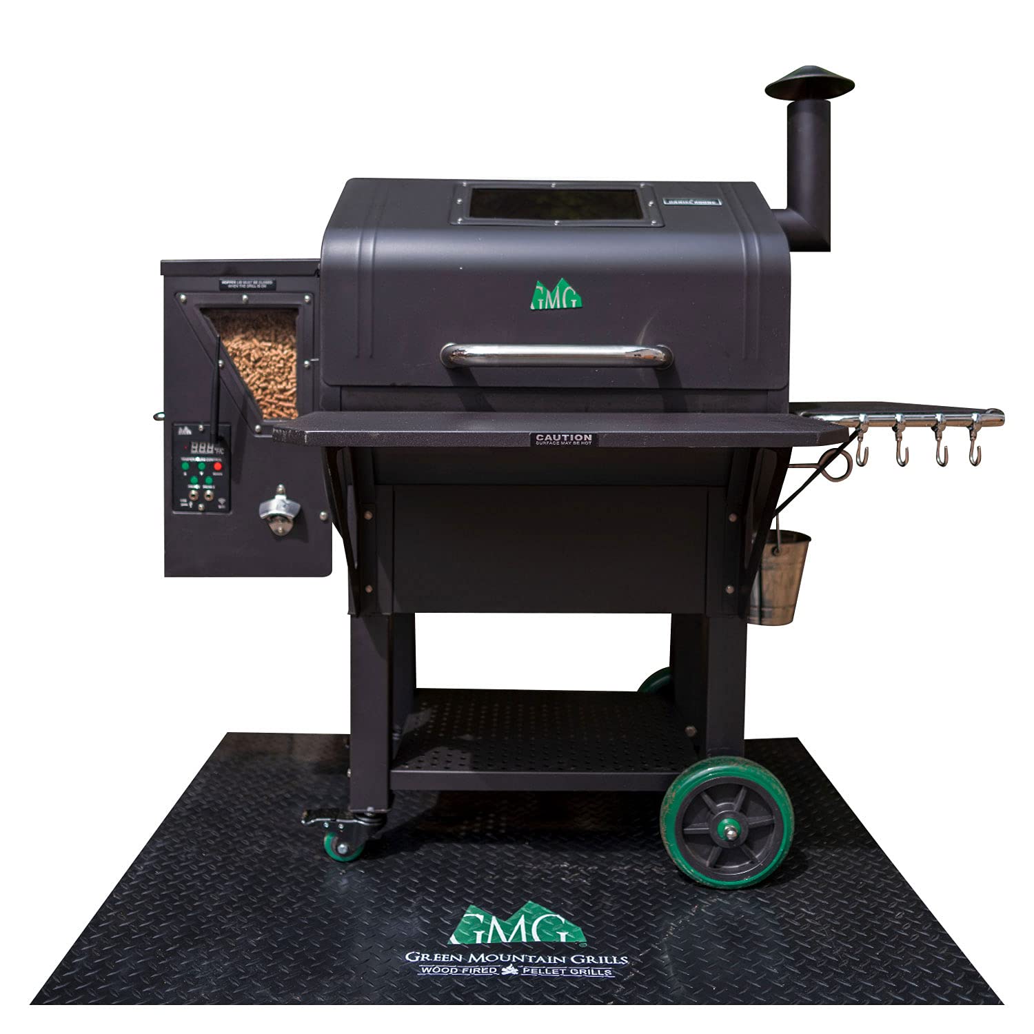 GMG BBQ Grill Smoker Green Mountain Grills Ultra-Durable Premium Floor Mat Deck Protector - GMG-4111