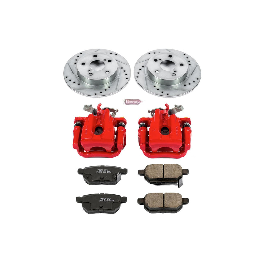Power Stop Z23 Evolution Sport Brake Kit with Calipers For Ridgeline Honda 2012-2014 [Vehicle Specific]