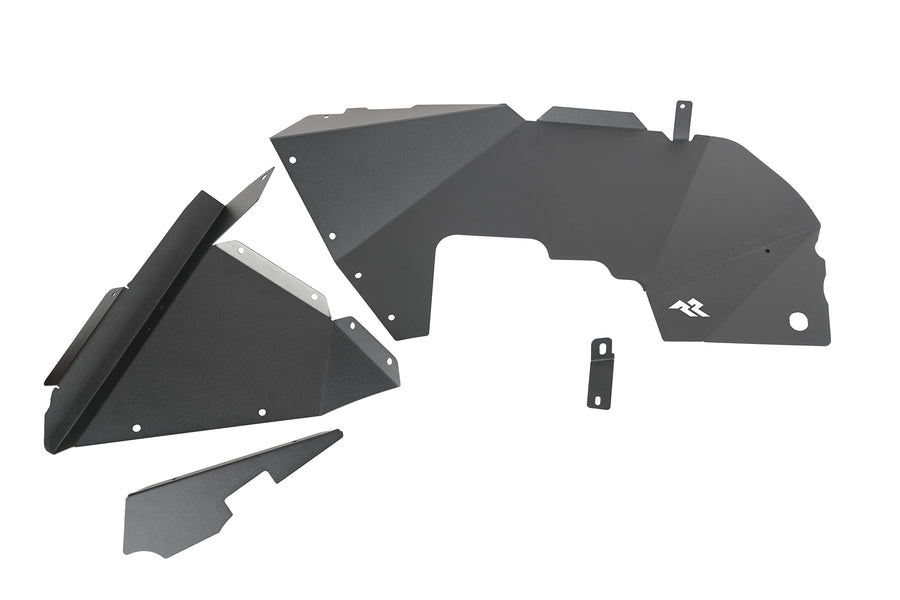 Inner Fender Liners Rugged Ridge for Jeep Wrangler/Gladiator | Front | 11615.61 | Fits 2018-2025 Jeep Wrangler JL; 2020-2025 Jeep Gladiator JT