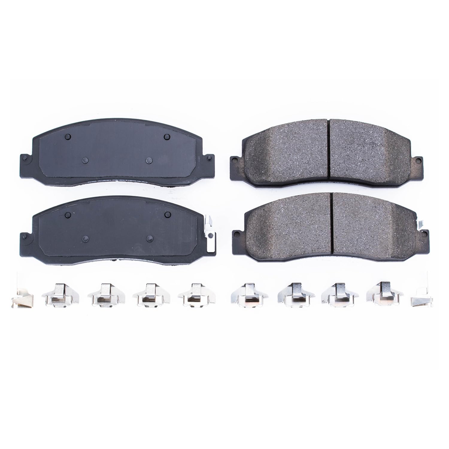 Power Stop Brake Kit Front For Ford F-250 Super Duty 2009-11 | Ford F-350 Super Duty 2008-12 - Ceramic Brake Pads With Installation Hardware, 17-1333