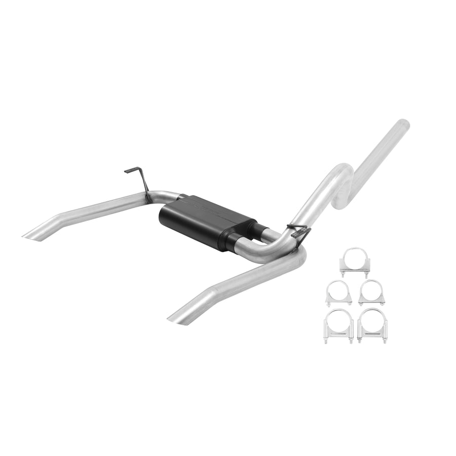 American Thunder Flowmaster 17133 Cat-Back Exhaust Kit 3 Inch Aluminized Steel with 2.5 Inch Tailpipes Compatible with 1995-1997 Chevy Camaro and Pontiac Firebird 5.7L