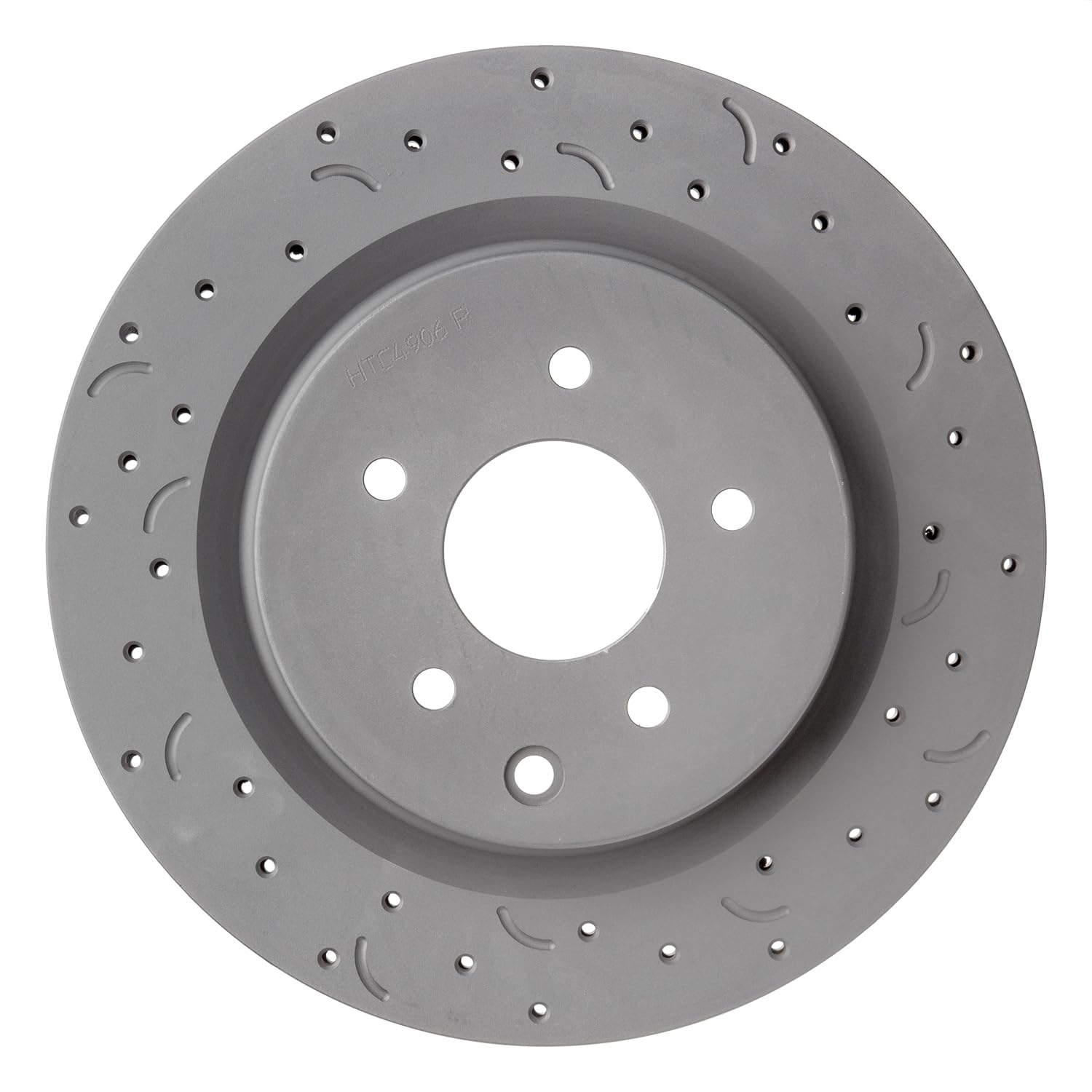 Hawk Performance Cross-Drilled and Slotted HTC4906 Talon Rotors