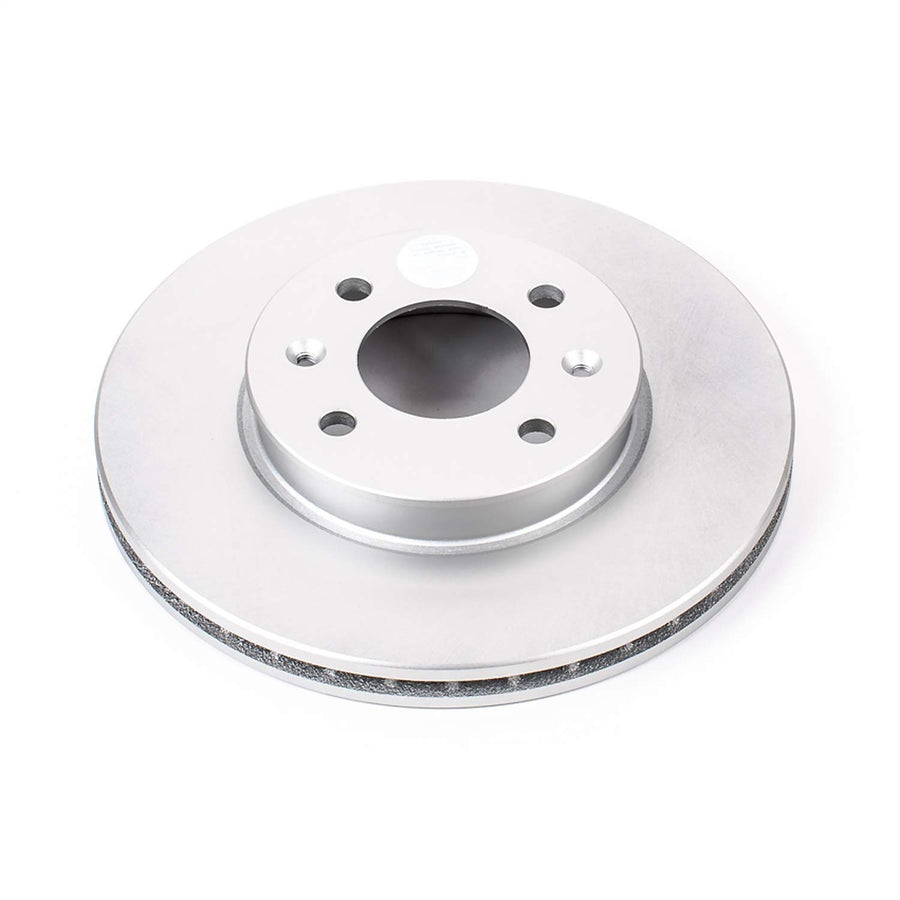 Power Stop JBR1159EVC Evolution Geomet Coated Front Brake Rotor For Hyundai Accent 2006-2011, Kia Rio 2006-2011, Kia Rio5 2006-2011 [Model Specific]
