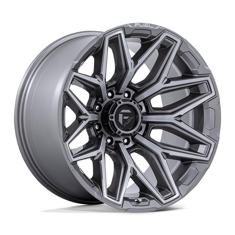 FLUX FUEL OFF-ROAD 20X9 8X6.5 5.04 1mm PLATINUM - FC854AX20908001