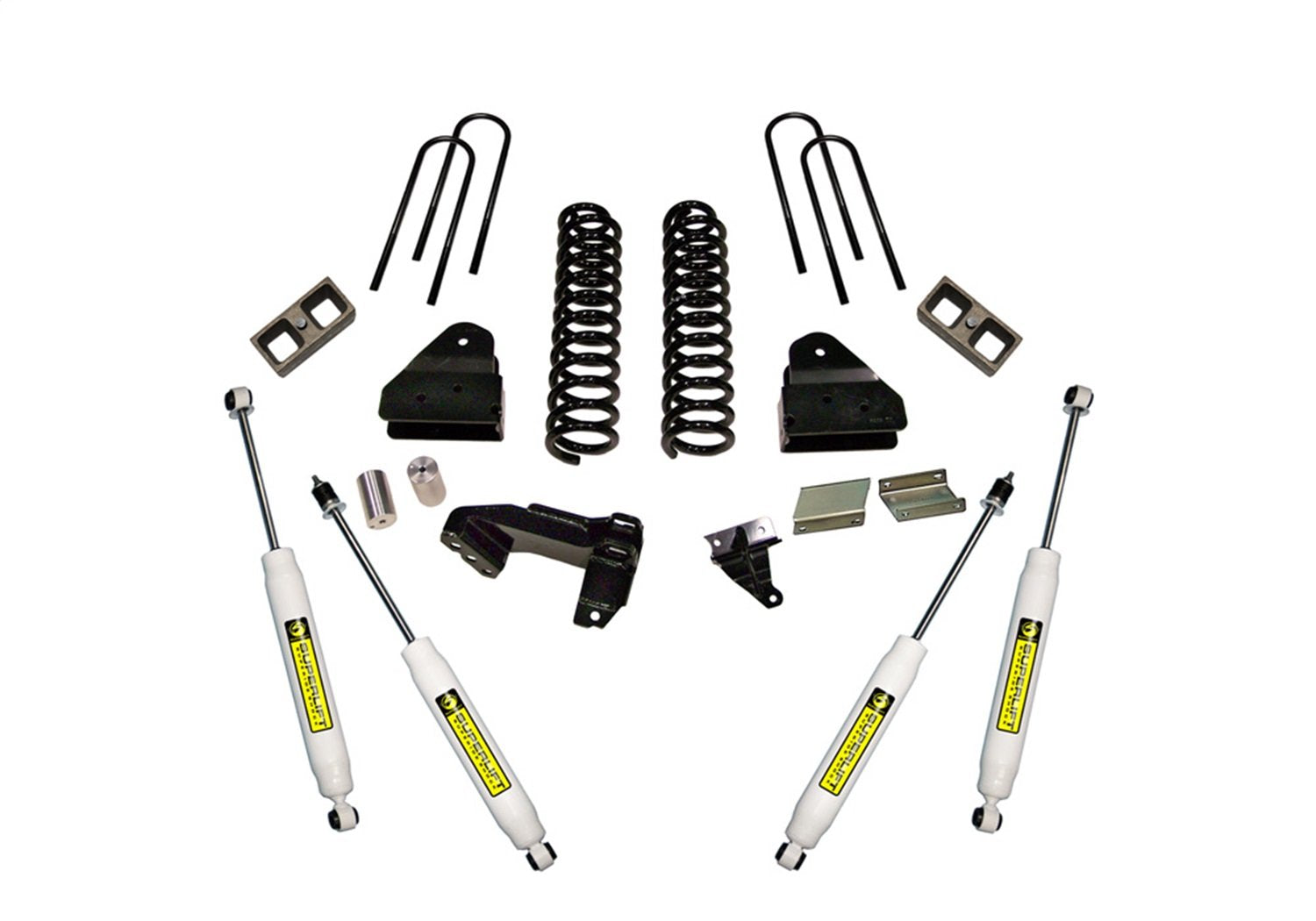 SUPERLIFT SUSPENSION RealTruck 4" Lift Kit for Ford F-250/F-350 | Complete Lift Kit with Front & Rear Shadow Series Shocks | K876 | Fits 2011-2016 Ford F-250 / F-350 4WD Diesel