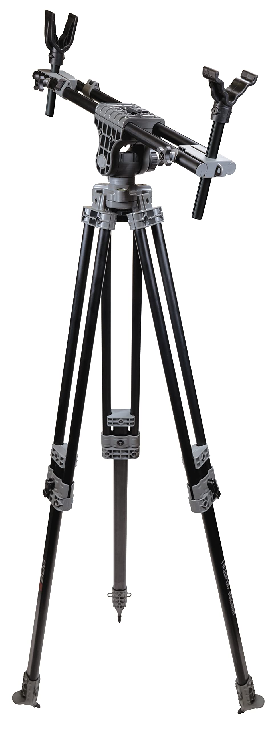 FieldPod Magnum BOG Hunting Rest with Ultra-Stable Dual Frame Construction, Bubble Level, Spiked All-Terrain Feet, Non-Marring Hands-Free Gun Rest, and Tension Knobs for Hunting, Shooting, and Outdoor