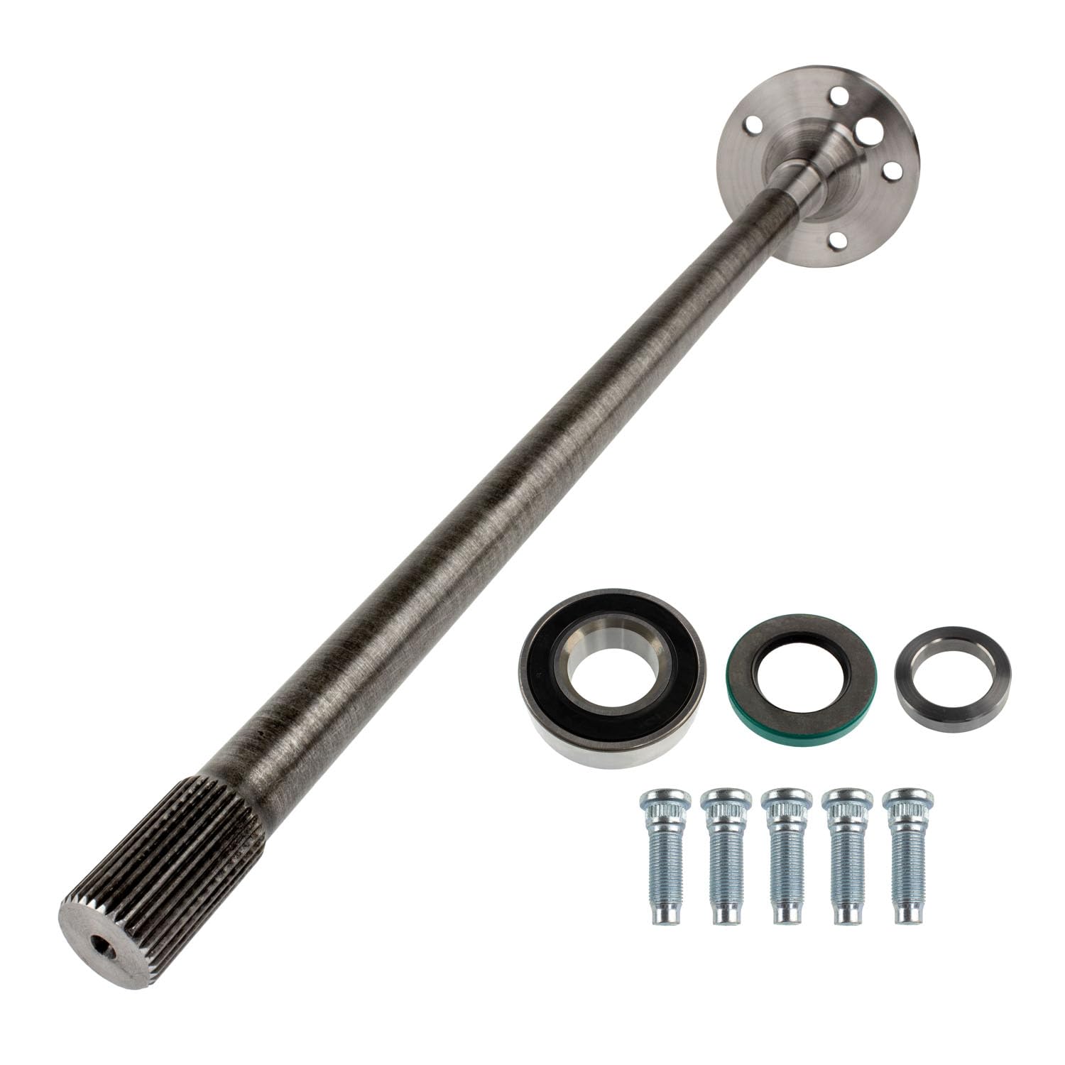 TEN Factory Drive Axle Shaft Assembly MG25151 Rear Axle Kit For Ford 9" (31 Spline Right Passenger) -Fits Ford Mustang, Mercury Cougar (1967-1970) - Replaces Alloy USA 15151, Ford C9OZ4234C