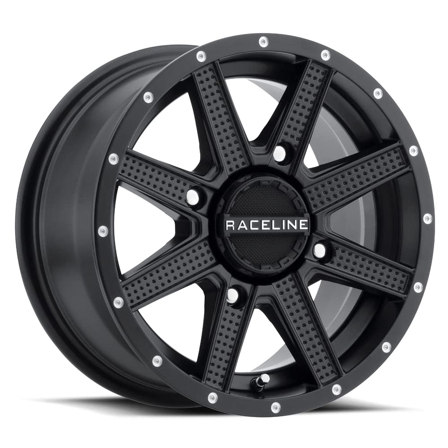 Raceline A92B Wheels HOSTAGE UTV/ATV Black 14x7" 4x110", -47 mm offset/(2.15"B/S)