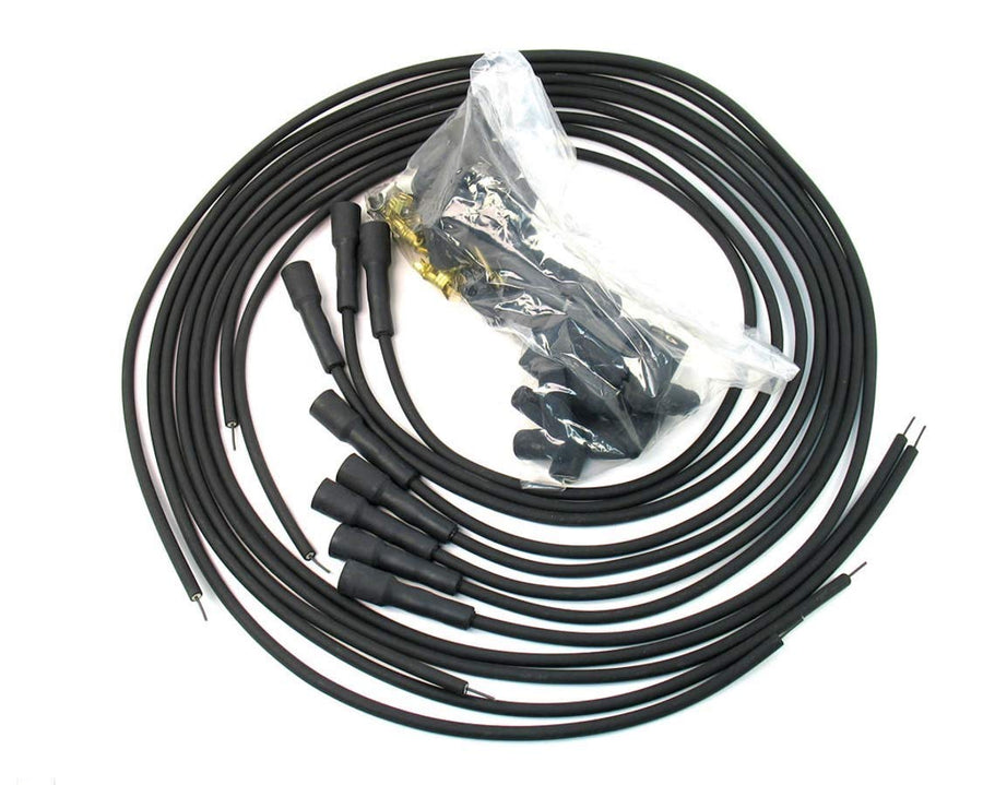 Black Pertronix 708180 Flame-Thrower Universal 180 Degree 8 Cylinder Spark Plug Wire