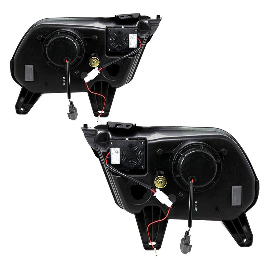 Renegade Series Winjet Compatible with 2010 2011 2012 S197 Ford Mustang S550 Style LED DRL Sequential Projector Aftermarket Performance Headlight Pair Set