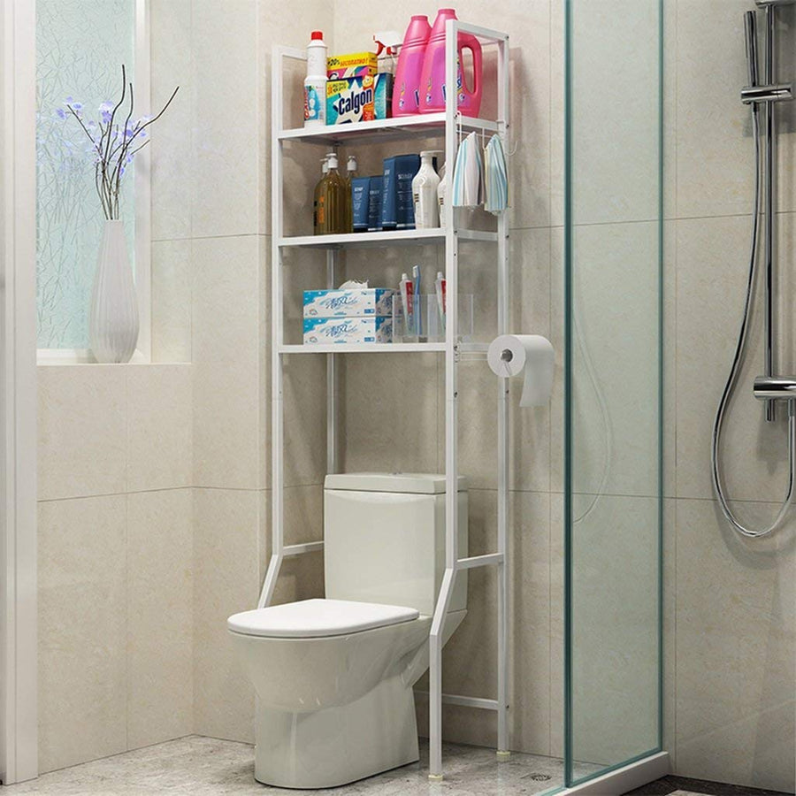 Bathroom Toilet Shelf BTBT Toilets Shelf Toilet Toilets Storage Shelf (color : Champagne gold)
