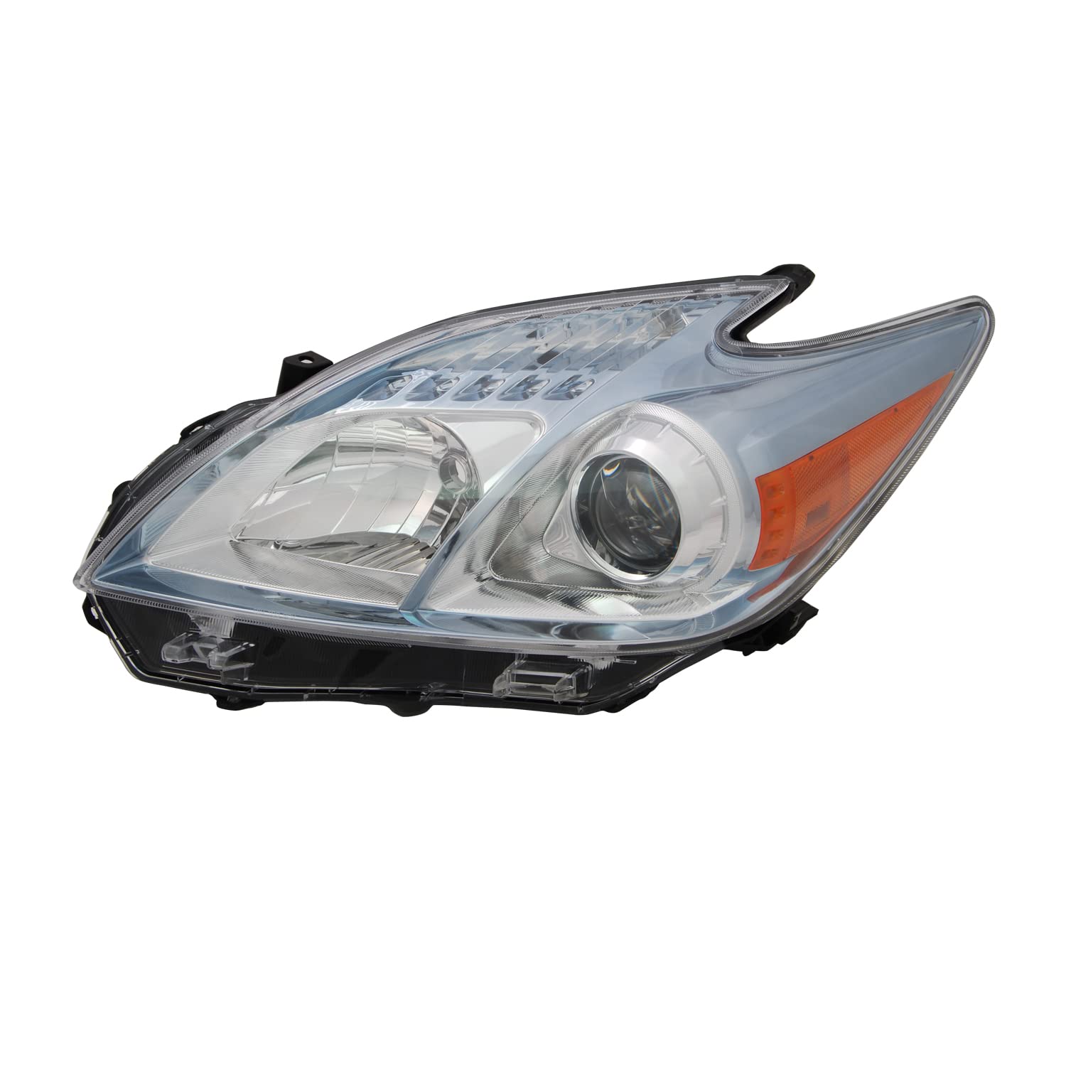 Left TYC Headlight Assembly Compatible with 2010-2011 Toyota Prius