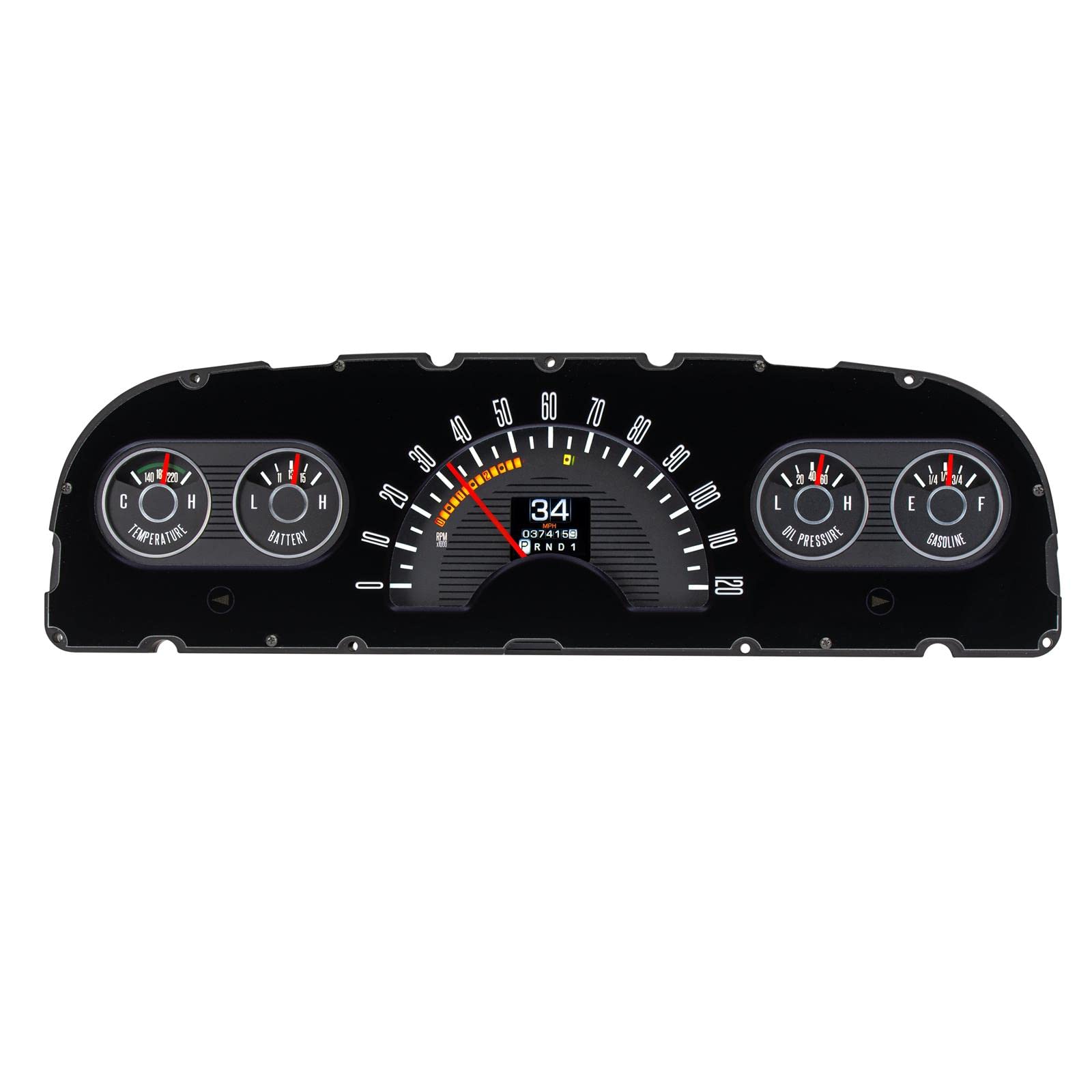 Dakota Digital Retrotech RTX-60C-PU-X Gauge Instrument System Compatible with 1960-63 Chevy Pickup
