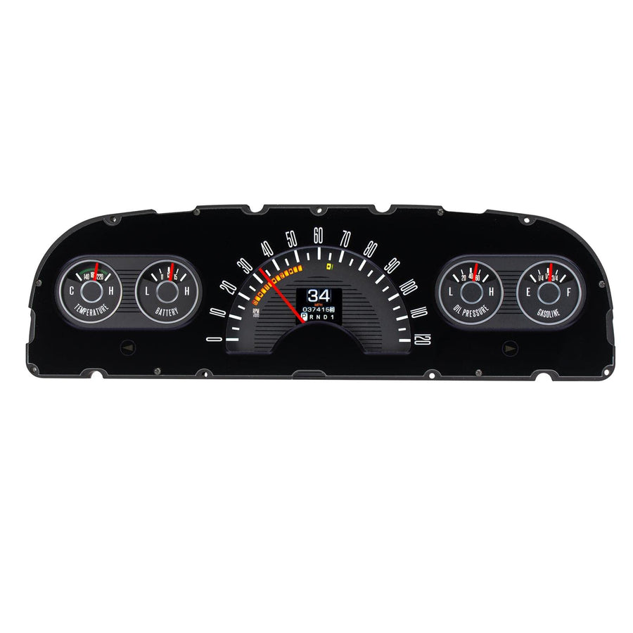 Dakota Digital Retrotech RTX-60C-PU-X Gauge Instrument System Compatible with 1960-63 Chevy Pickup