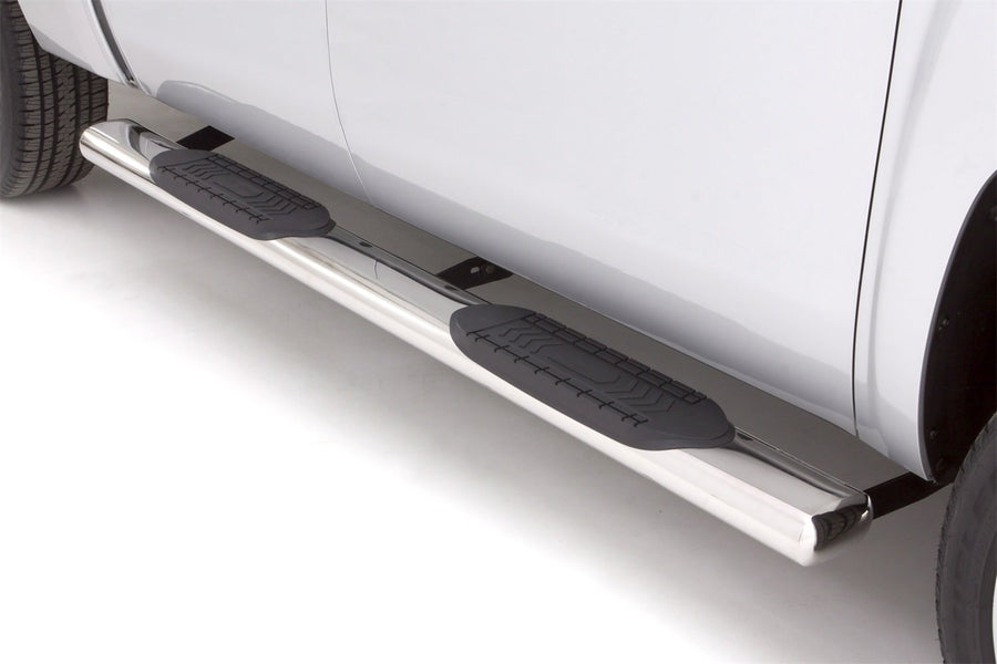 Lund 6" Oval Straight Polished Stainless Steel Nerf Bars for 2019 Silverado 1500 Crew Cab
