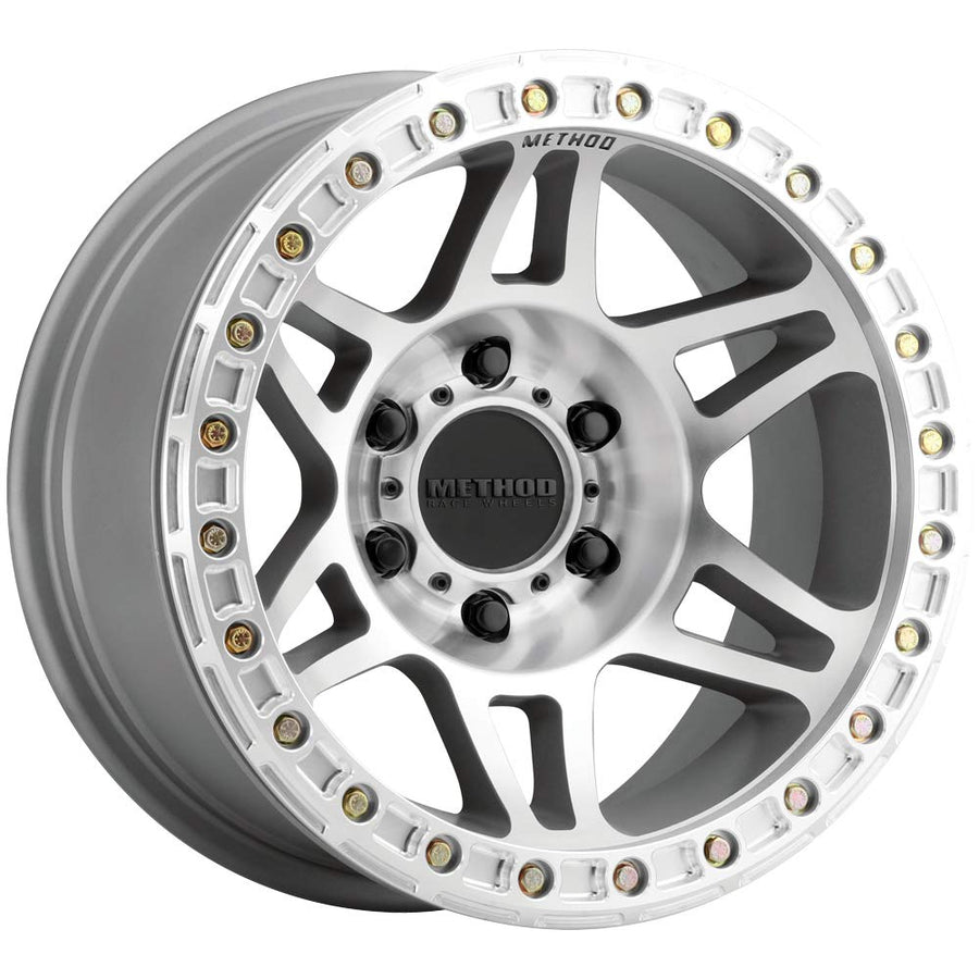Machined Method Race Wheels 106 Beadlock Clear Coat (17 x 9. inches /8 x 6 mm, -44 mm Offset)