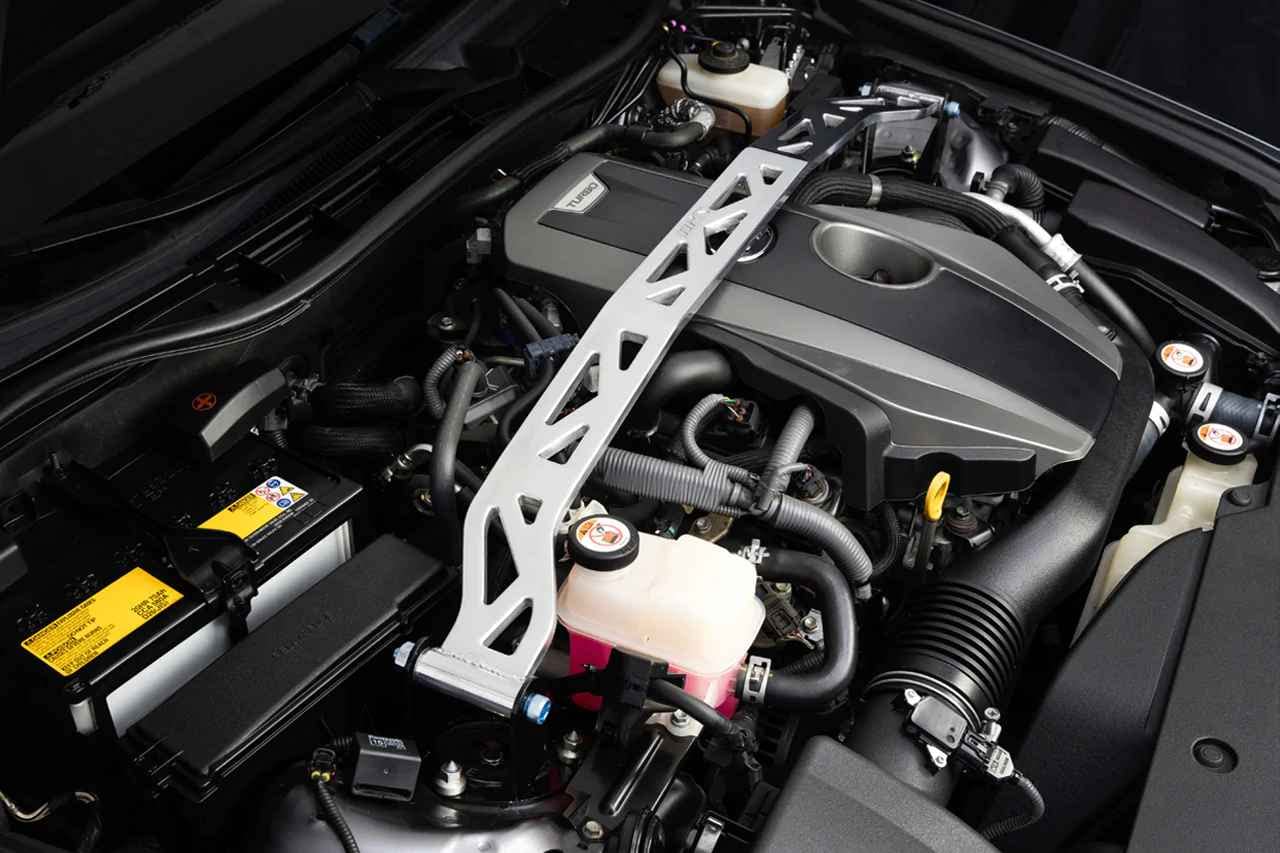 Polished HPS Performance Front Strut Bar Tower Brace Compatible for 2016-2017 Lexus IS200t 2018-2020 IS300 2.0L Turbo, 42-100P