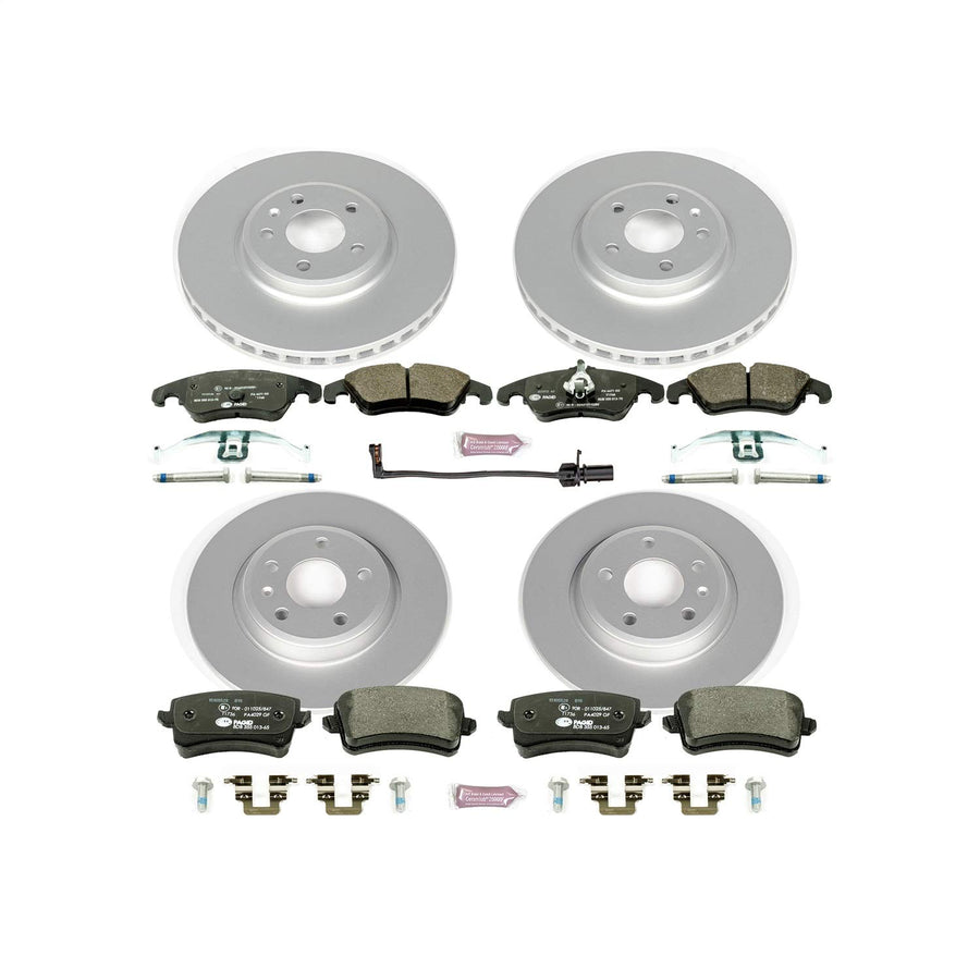 Euro-Stop Power Stop Brake Kit For Audi A4 2009-2011, Audi A4 Quattro 2009-2011, Audi A5 2010-2011, Audi A5 Quattro 2008-2011, Audi Q5 2009-2011 [Model Specific]