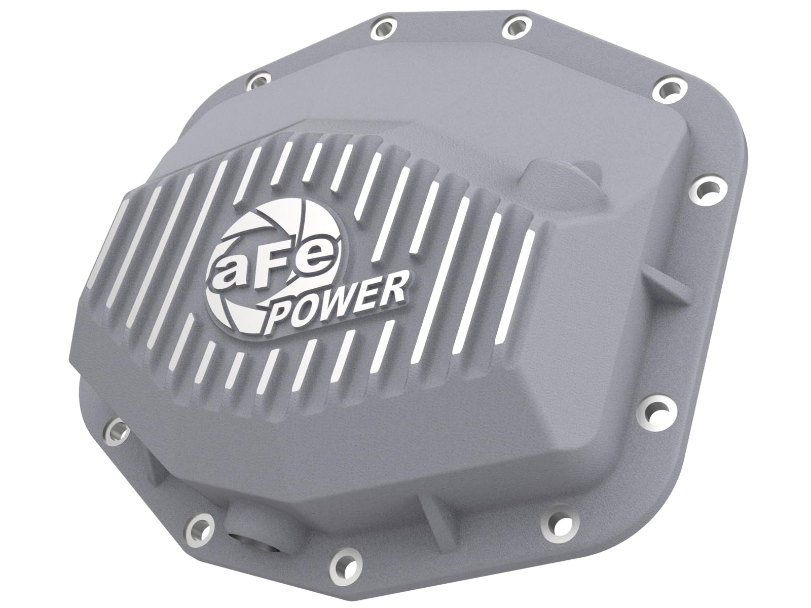 aFe POWER Rear Differential Cover Street Series Raw w/Machined Fins - #46-71280A - RAM 1500 TRX 21-24/1500 RHO 2025