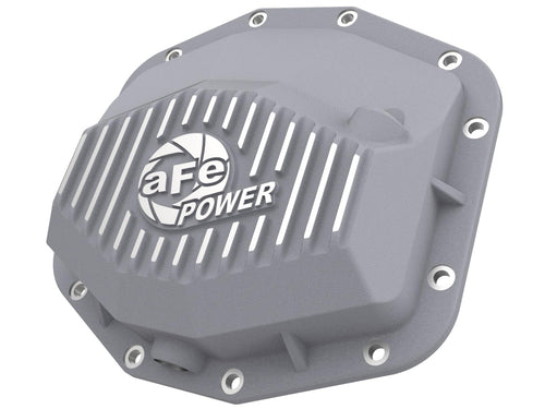 aFe POWER Rear Differential Cover Street Series Raw w/Machined Fins - #46-71280A - RAM 1500 TRX 21-24/1500 RHO 2025