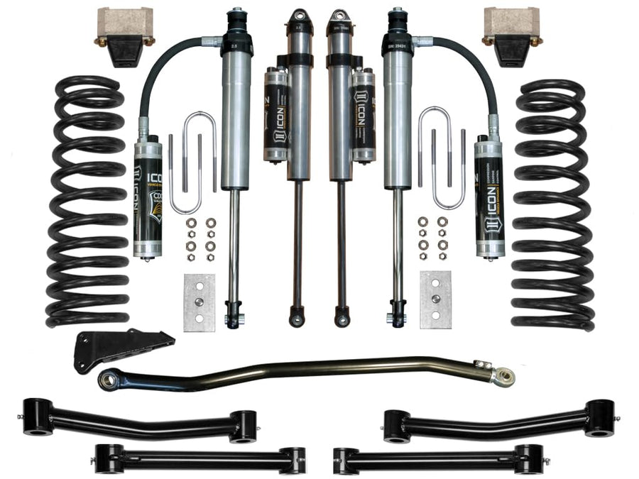 4.5" Lift, ICON Stage 5 Suspension System, Compatible with 2003-2008 Ram 2500/3500 4WD, K214504T