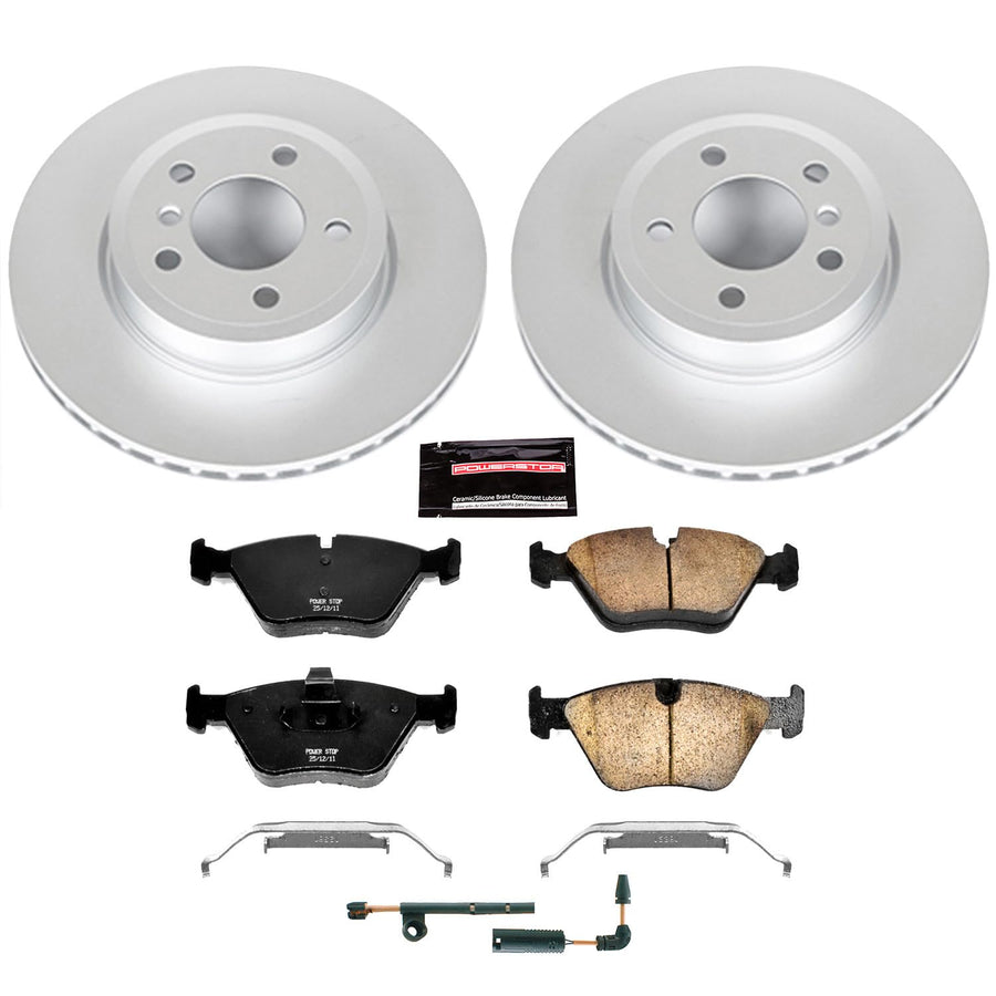Power Stop Z23 CRK5298 Front Evolution Geomet Coated Brake Kit For BMW X3 2004-2010 [Model Specific]