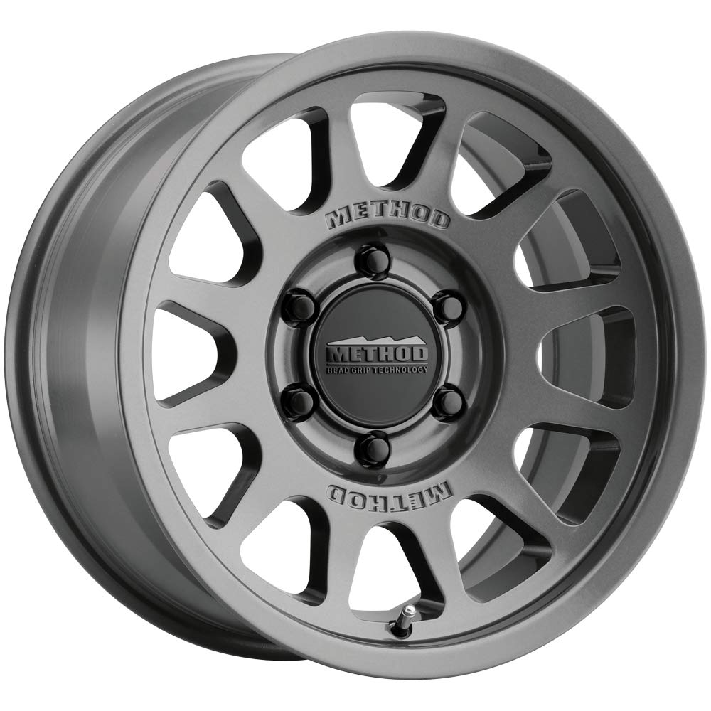 703 Method Race Wheels Titanium Wheel with Gloss (17 x 8.5 inches /6 x 135 mm, 0 mm Offset)