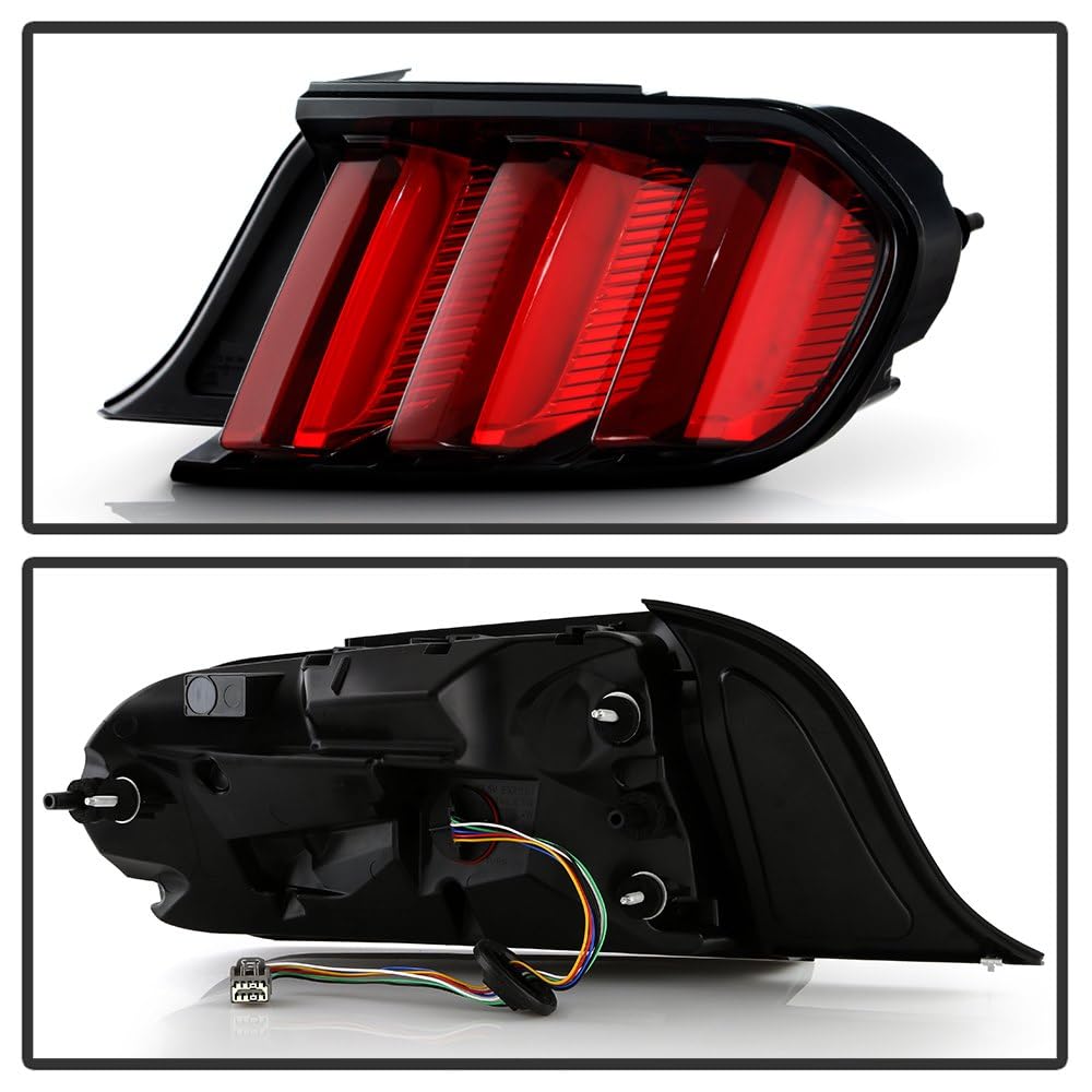 Ford Mustang Spyder (POE) 15-17 LED Sequential Tail Light - OE Red Right