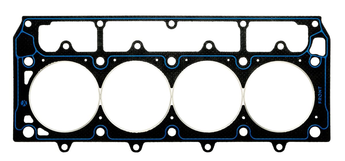SCE Cylinder Head Gasket, SCE Gaskets Vulcan Cut Ring, 4.200 in Bore, 0.039 in Compression Thickness, Steel Core Laminate, Passenger Side