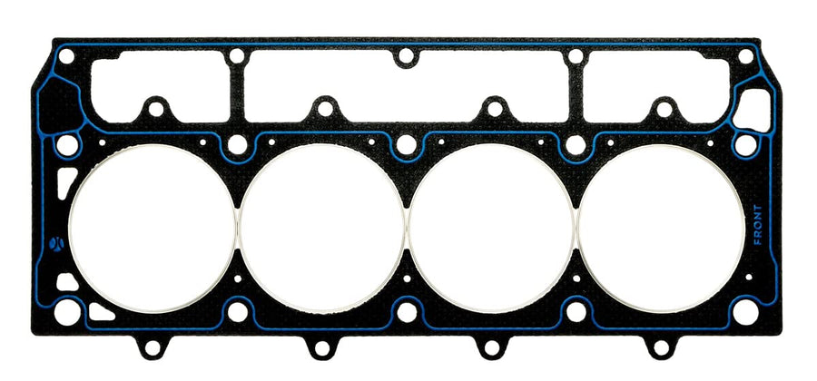 SCE Cylinder Head Gasket, SCE Gaskets Vulcan Cut Ring, 4.200 in Bore, 0.039 in Compression Thickness, Steel Core Laminate, Passenger Side