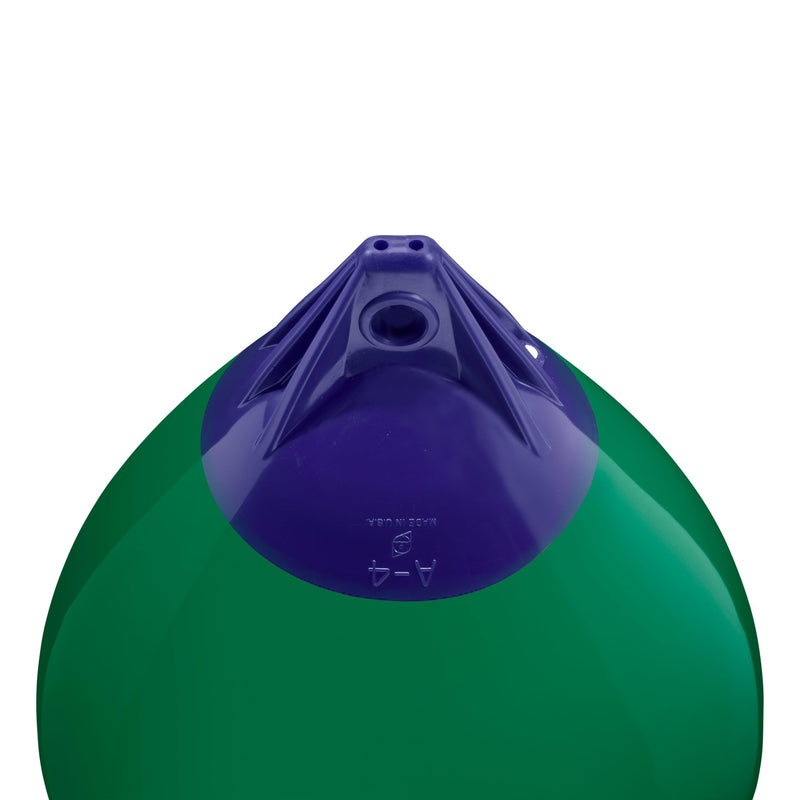 A-4 Standard Blue Ropehold Polyform Buoy - Forest Green