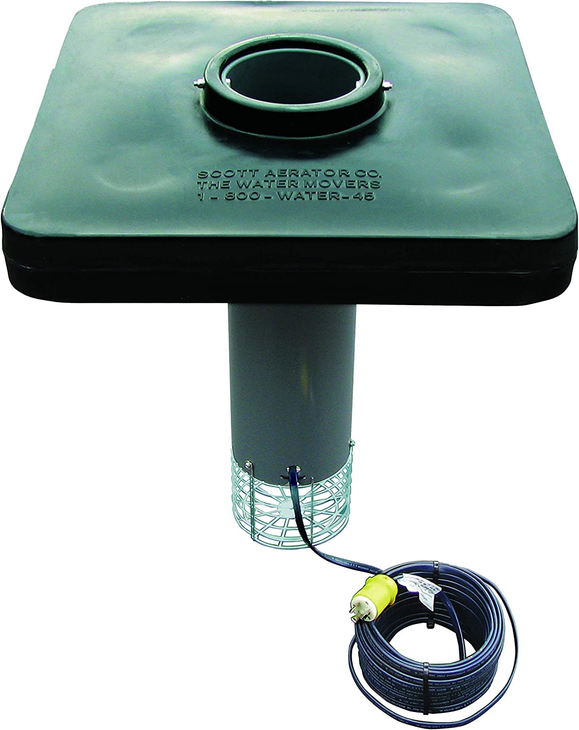 Scott Aerator Fountain North Star Aerator - 1 HP 230V Pond Aerator for Outdoor Ponds with 70 ft Electric Cord - Aerating Fountain for Large Lakes & Ponds - Efficient Pond Aeration System